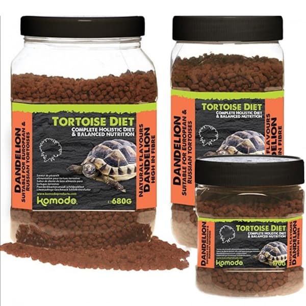 Komodo Tortoise Diet Maskros 680g - sköldpaddsfoder