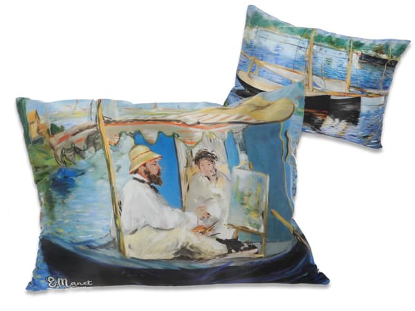Fyldt/lynlåspude - E. Manet (carmani)