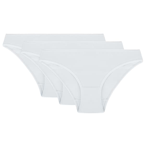 Vivisence 4003 3-pak hvide trusser