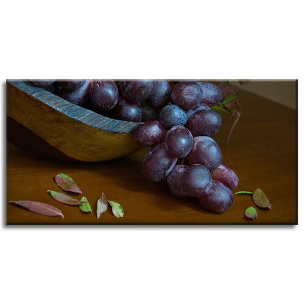 Canvastavla Kök Druva 80x40 cm