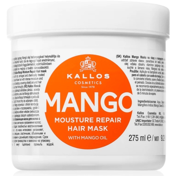 Kallos Mango fuktreparerande hårinpackning 275 ml