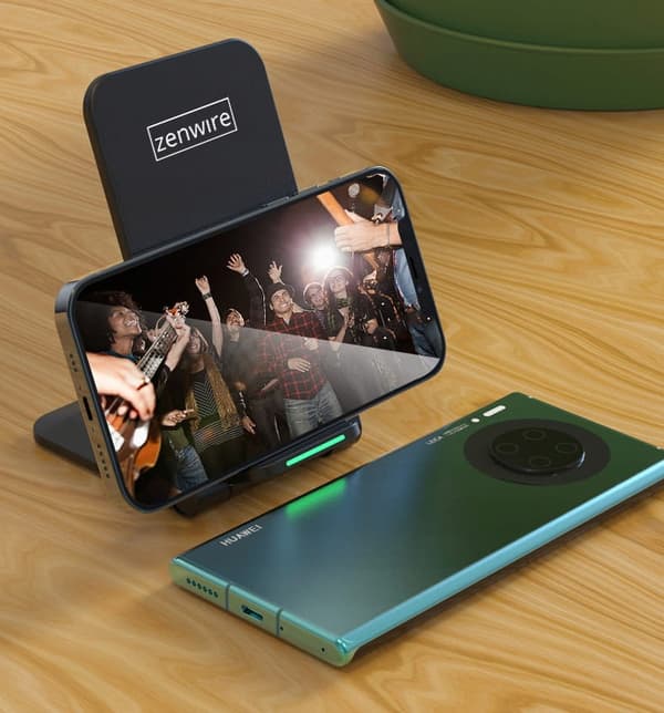 Hopfällbar langaton laturi USB-C-toiminnolla X18A