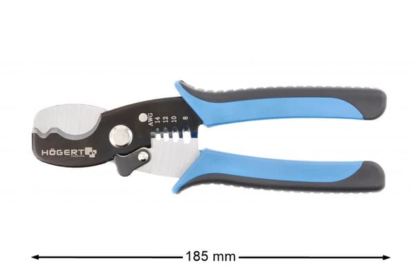 HOEGERT Afbitertang til afisolering af isolering 1,3 - 8,0 mm2