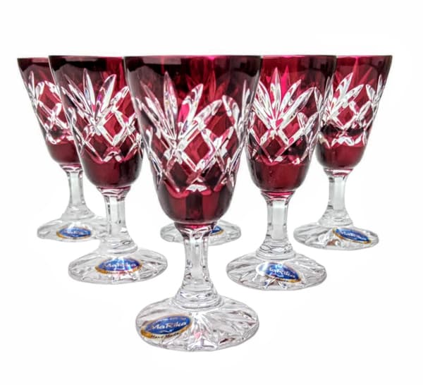 Ruby Crystal Vodka Glas 40 ml Ananas