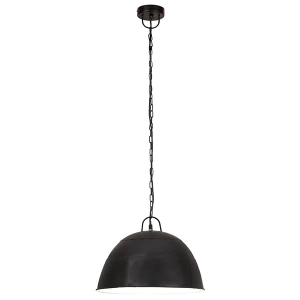 vidaXL industriel pendellampe, 25 W, sort, rund, 41 cm, E27