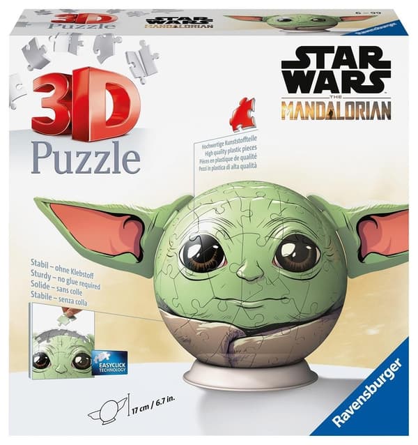 3D-puslespil 72 Star Wars Grogu-kugle