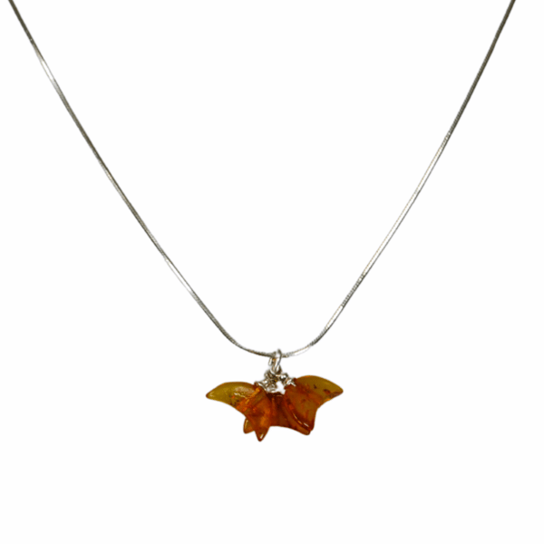 Cognac rav vedhæng - Baltic Amber Smykker