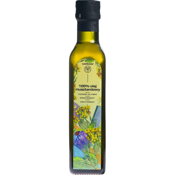 Wellbear - Kallpressad senapsolja - 250 ml