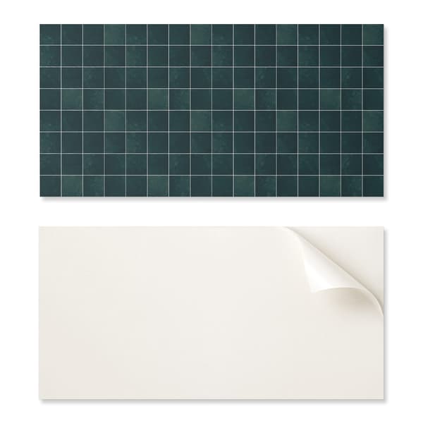 Selvklæbende vinylpanel perfekt til moderne interiør 100x50 cm geometrisk flisemønster