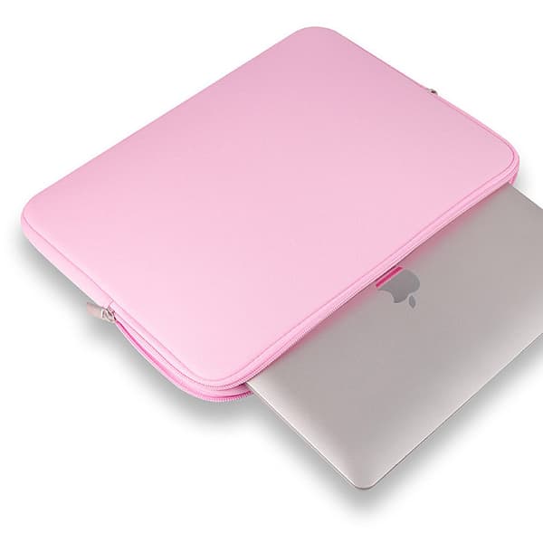 Universal etui, taske, slip-in, til bærbar computer, tablet 15,6'', pink