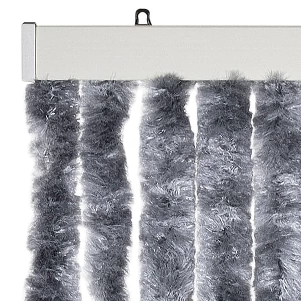 vidaXL Flugnät, Silver, 100x220 cm, Chenille