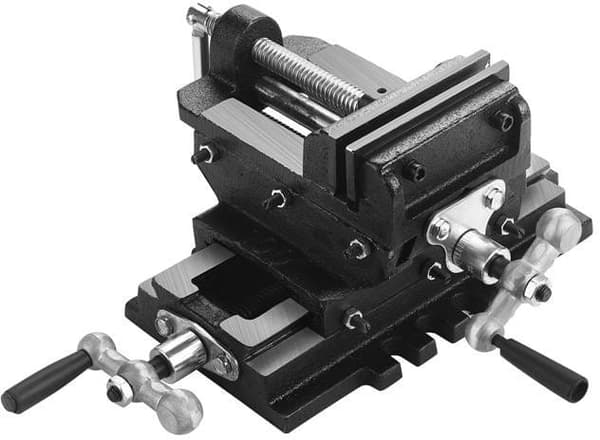 tvåaxlig tvärskruvstäd 100MM KD3515