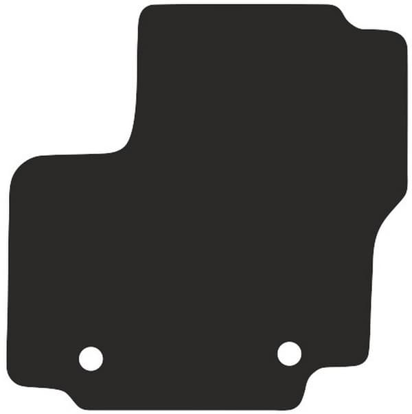 polyamid førermåtte til: Ford Galaxy MK2 minivan 2006-2012 gummibelagt førermåtte