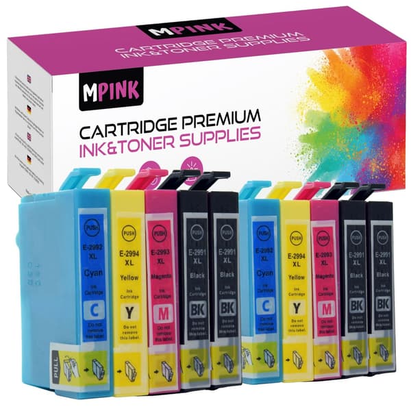 10x blæk til Epson GP-E2996CMYKK X2