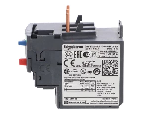 LRD termisk relæ LRD04 0,4...0,63 A Schneider Electric