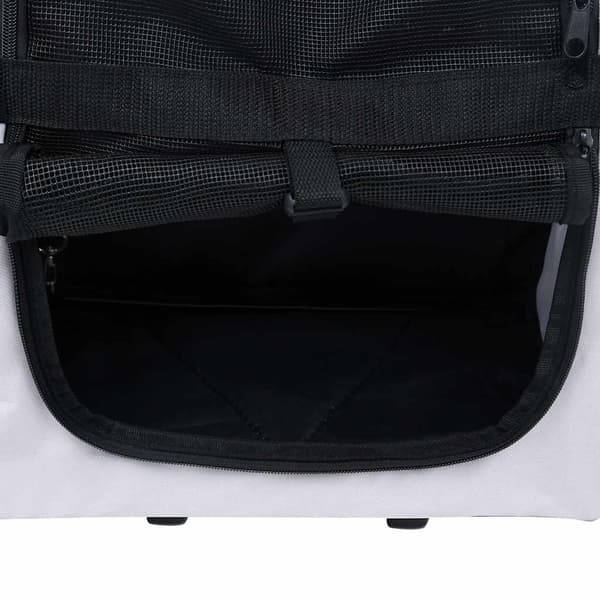 vidaXL Hopfällbar multifunktionell husdjursvagn grå