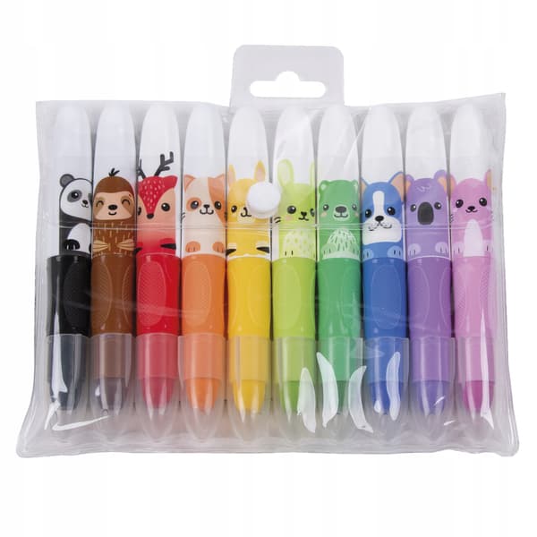 KIDEA 5385 10-FARVER GEL KRIDT
