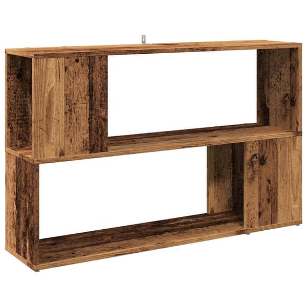 vidaXL bogreol, antik træ, 100x24x63 cm
