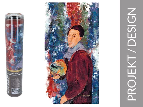 Handduk - A. Modigliani, autoportreti (carmani)