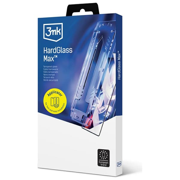 3MK HardGlass Max härdat glas med applikator för iPhone 14 Pro Max
