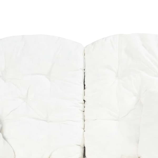 vidaXL 2-personers sofa, grå, rattan