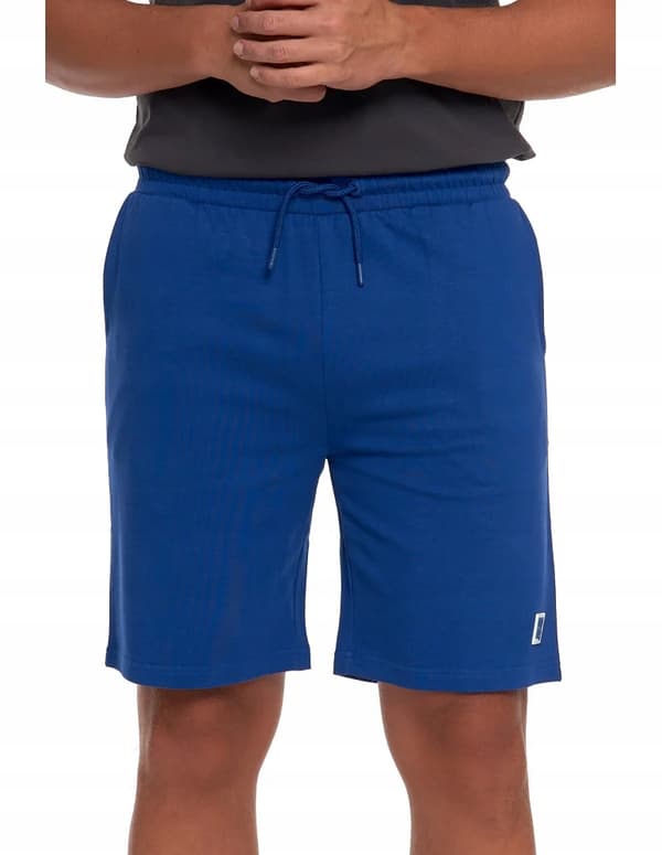 Herre bomuldsshorts afslappet sommershorts MORAJ L NAVY