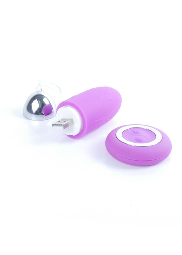 Fjernbetjent æg 0.3 USB lilla