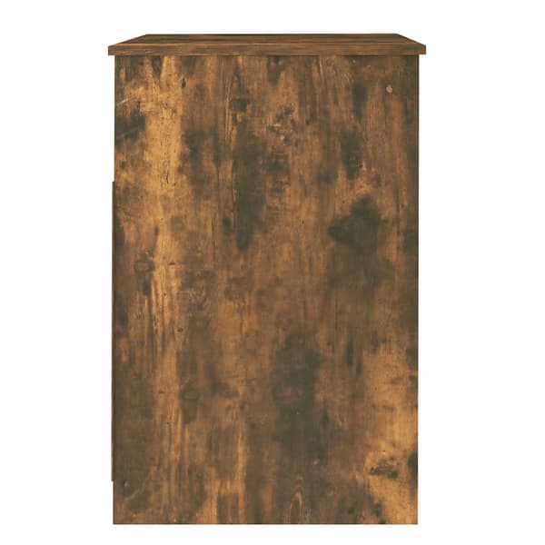 vidaXL kommode, røget eg, 40x50x76 cm, træbaseret materiale