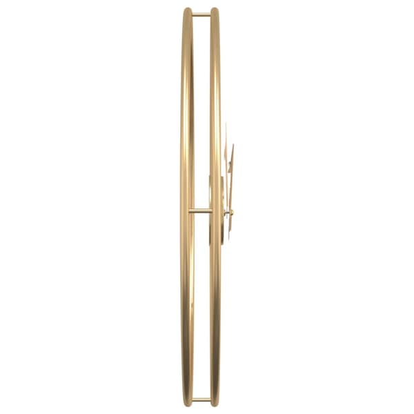 vidaXL Väggklocka, Guld, Ø50 cm, Järn
