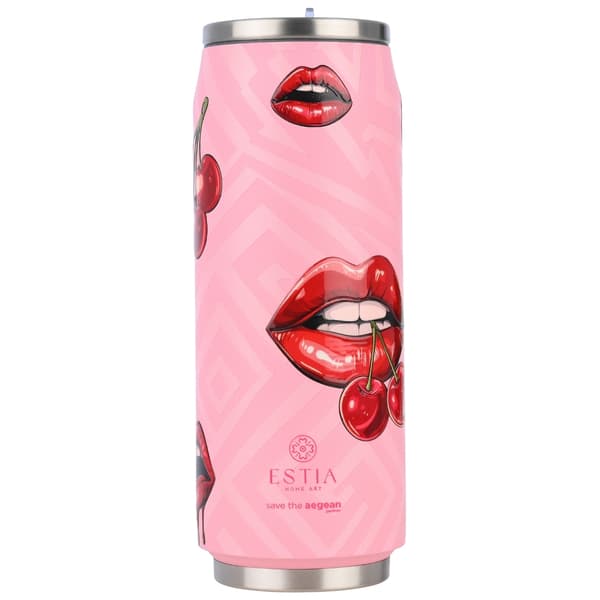 Blush Pop 500 ml termosmugg med sugrör