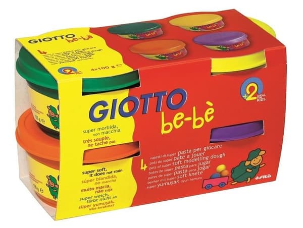 Play-Doh 4x100gr sæt med 2 stk. Bebe Giotto