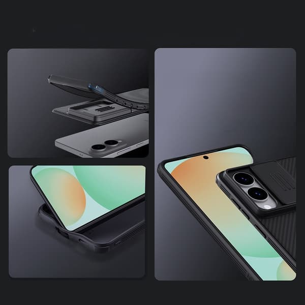 Nillkin-cover til Samsung Galaxy S25 Edge, CamShield Pro MagSafe, sort