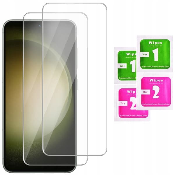 2x Härdat glas för Samsung Galaxy S23 9H | 2-pack