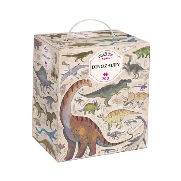 CzuCzu. Puzzlelove. Dinosaurier 200 bitar. 7+