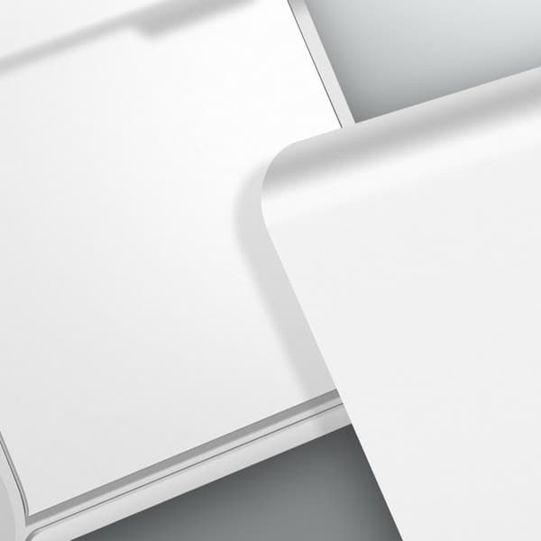 Justerbar bordholder til telefon og tablet, hvid