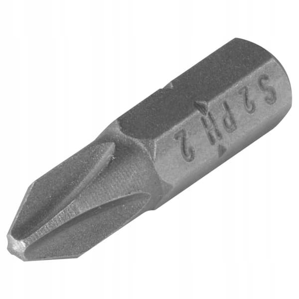 S2 STÅL PH kryssfräs (10-pack) QUALITAT PH2x25mm Vorstahl