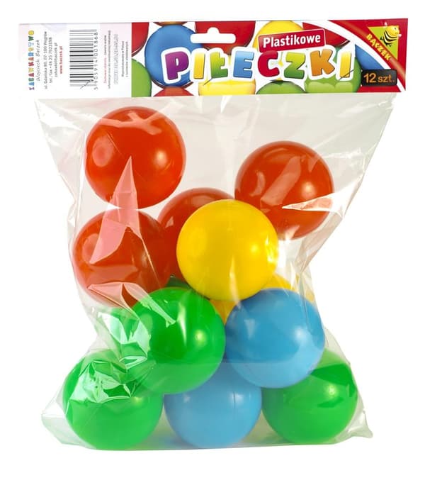 Poolbolde 7 cm 12 stk.