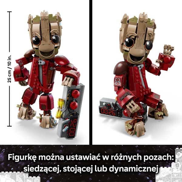 LEGO Super Heroes Marvel Groot i Ravager-dragt 604 dele (76341)