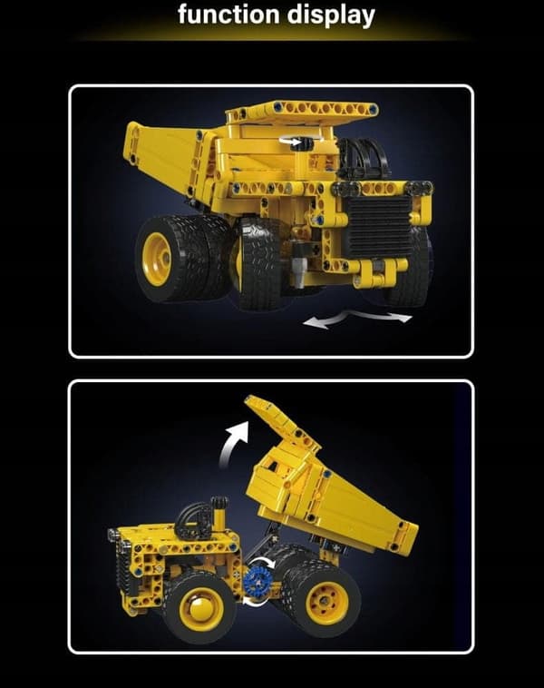 Tipper - Mould King 250-delte Technic-klodser