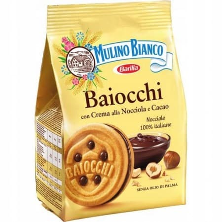 Mulino Bianco Baiocchi grädde kakor 260g
