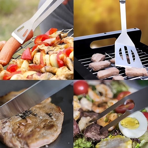 Ammattimainen grillaustarvikkeiden sarja 9 osaa