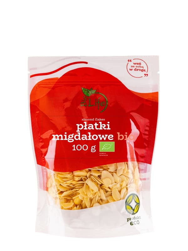 Økologiske mandelflager 100 g