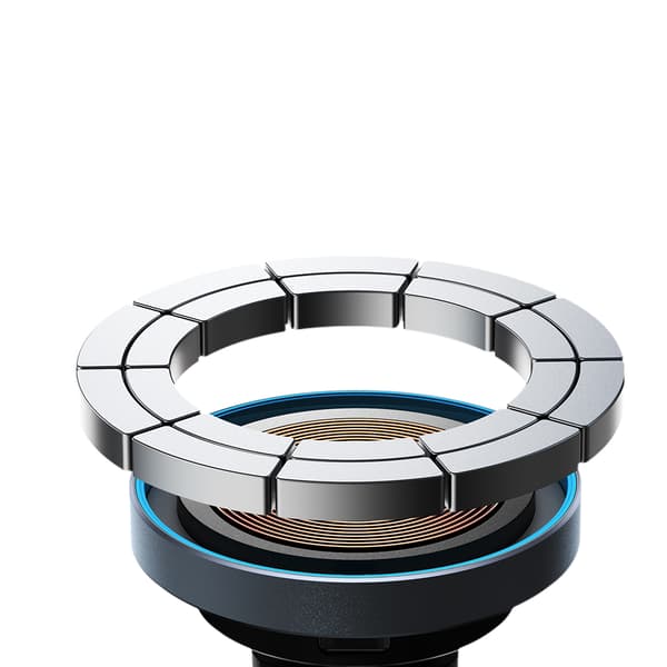 Magnetisk bilopladerholder 15W til luftventil, sort
