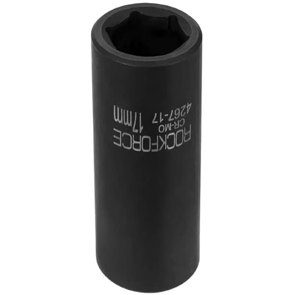 ROCKFORCE 1/2" DUBBELKRAFTHYLSA 17 MM FÖR SKADADE MUTTRAR