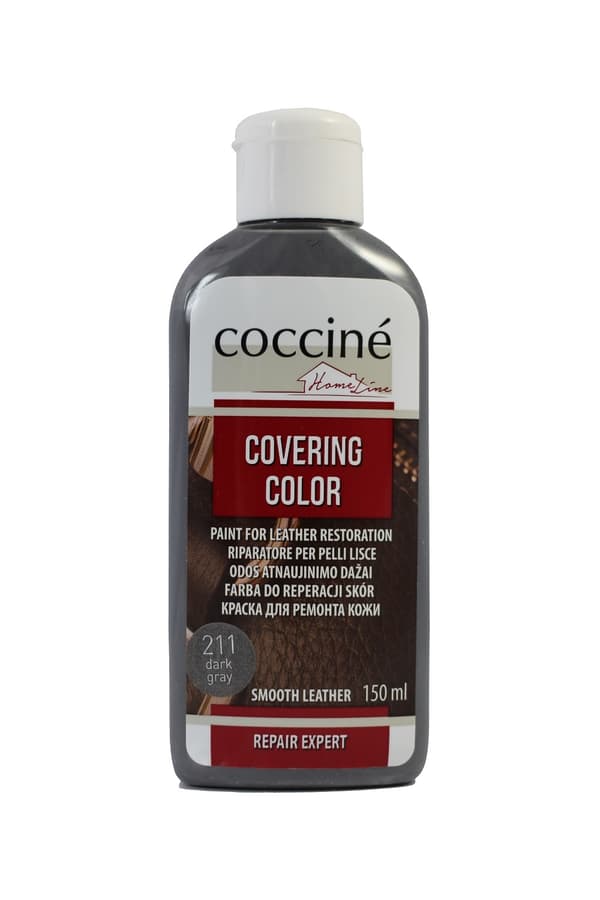 Læderrenoveringsmaling - COCCINE DÆKKEFARVE 150 ml sort