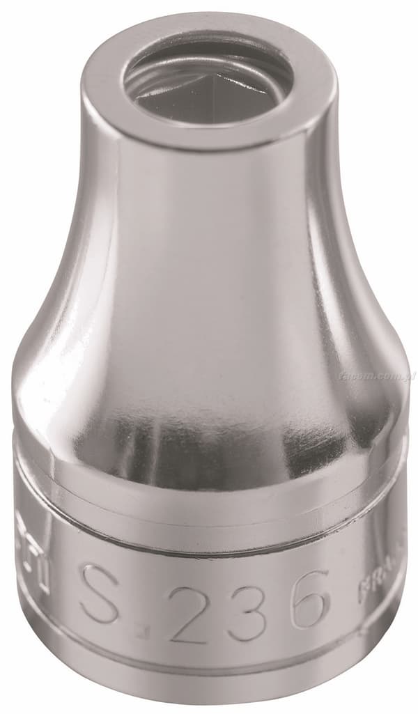S.237 - 1/2" topnøgle med bitholder og låsering, til 1/2" bits