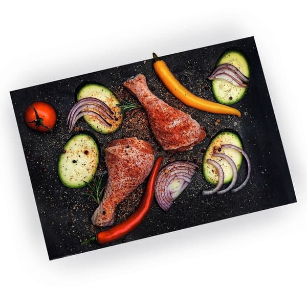 TD39 GRILLMATTOR MED 10 ST, REKTANGULÄRA, 40X33CM