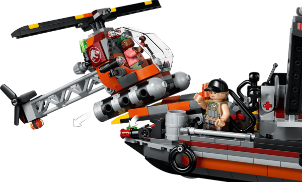 LEGO Jurassic World Mosasaur Båtattack 703 Bitar (77983)