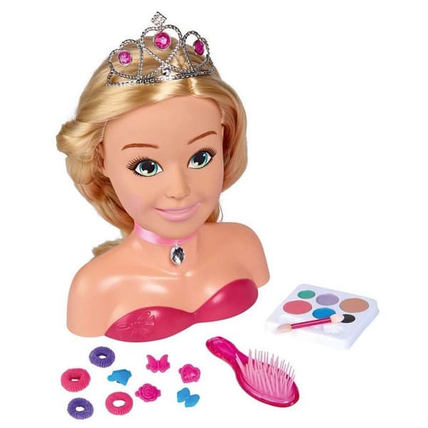 Stort prinsesshuvud för styling. Simba