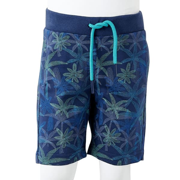 Børneshorts med snøre, marineblå, 104